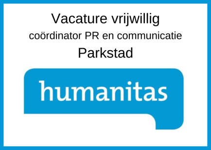 Vacature vrijwillig coördinator PR en communicatie Parkstad