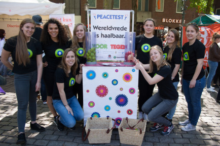Upgrade IFMSA Maastricht op Bevrijdingsfestival met Peacetest