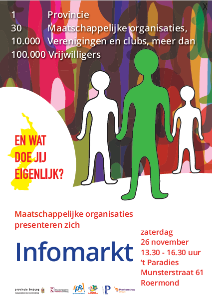 Wil jij helpen met delen? #EWDJE Maatschappelijke Organisaties presenteren zich op 26 nov #Roermond