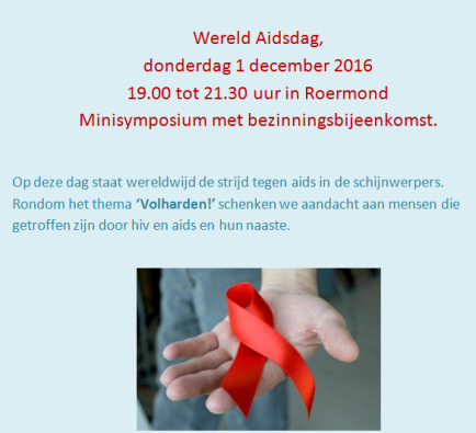 Wereld Aidsdag 1 december Roermond