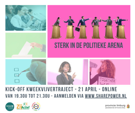 Kick off Kweekvijvertraject 'Meer vrouwen in de politiek'