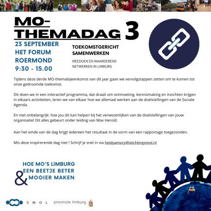 Uitnodiging derde MO-themabijeenkomst 