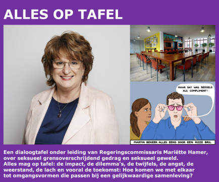 Alles op tafel - Save the date