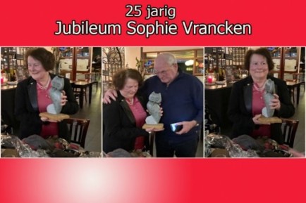 25 jarig Jubileum Sophie Vrancken