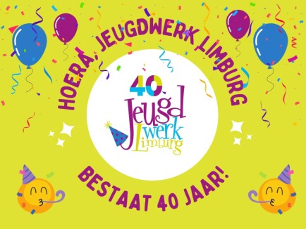 Jeugdwerk Limburg bestaat 40 jaar – en dat vieren we samen met jou!