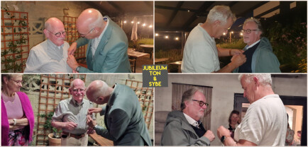 10 jarig jubileum Ton & Sybe.