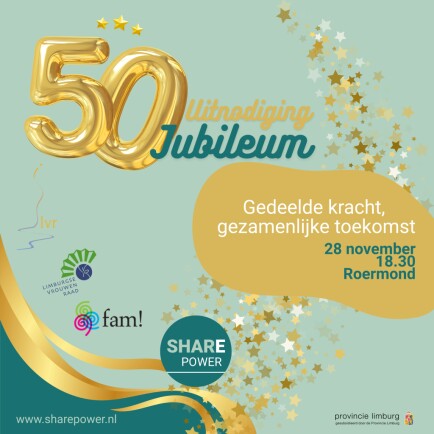 50 jaar SharePower en dat gaan we vieren!