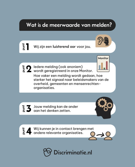 Wat is de meerwaarde van melden?