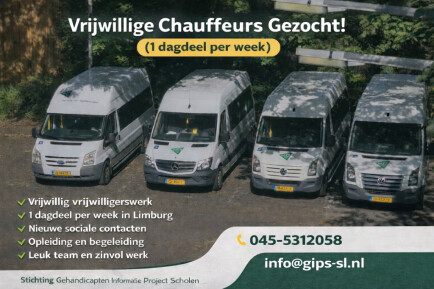 Chauffeurs gezocht.
