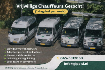 Chauffeurs gezocht!