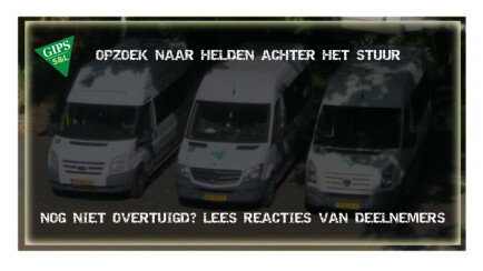 Opzoek naar helden achter het stuur.