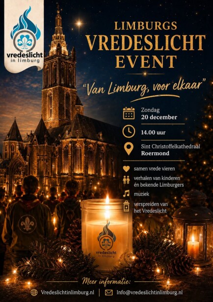 Het Vredeslicht komt naar Limburg