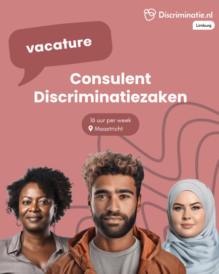 Vacature: Consulent Discriminatiezaken m/v/x